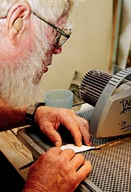 Ross using ring saw